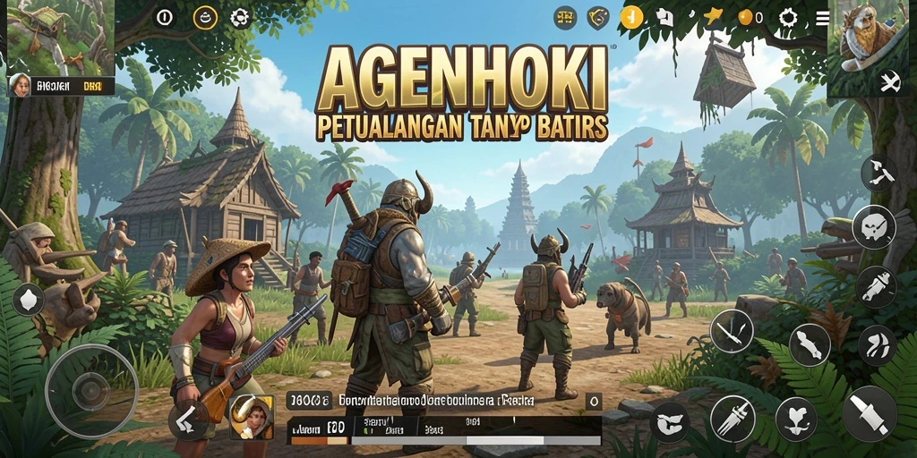 Gameplay AGENHOKI yang menakjubkan dalam dunia terbuka.