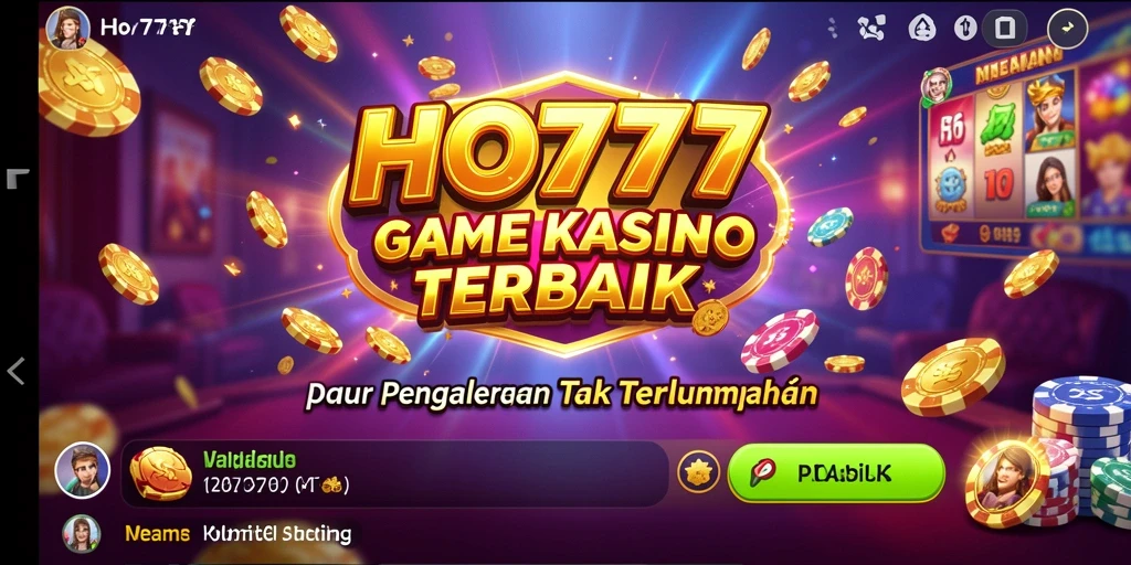 Tampilan menarik dari gameplay Kasino HO777 yang menghibur.