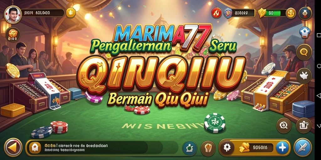 Tampilan gameplay QiuQiu yang seru dan menarik.